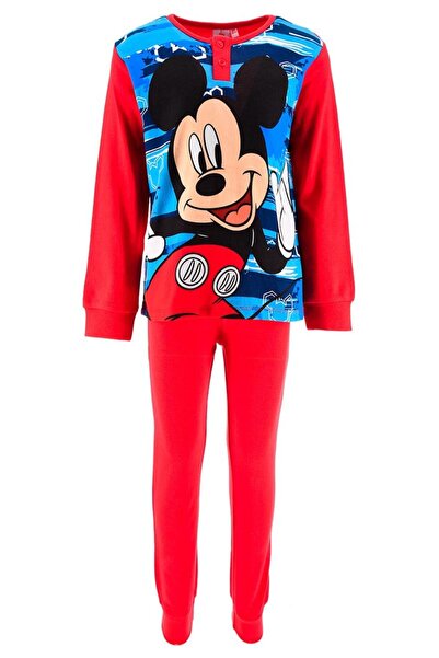 Sun City Fashion Group Πυτζάμα αγόρι Mickey mouse "Hello" κόκκινο