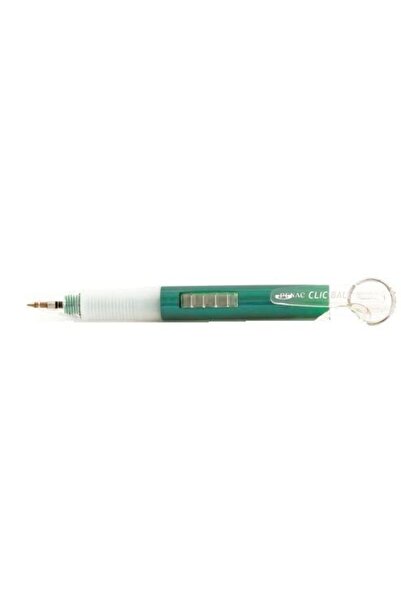 PENAC Pix Clic Ball Jewel, Rubber Grip, Smarald - Scriere Albastra, Albastru