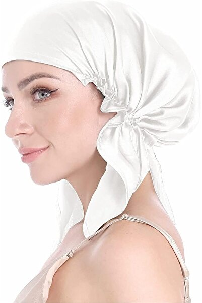 SWIUKPHE غطاء شعر حريري فاخر للنوم مع شريط ربط قابل للتعديل وإغلاق مرن ناعم، ...