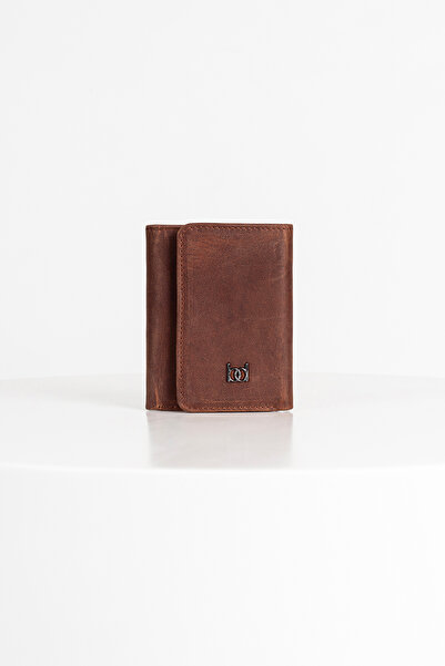 BAYDERİ Ceska Leather Wallet Crazy Tan
