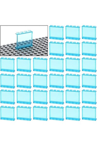 TERRIFI 36-38 Pcs Transparent House Building Bricks,Compatible with Major Con...