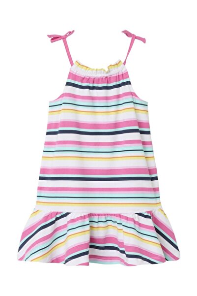 Name it Φόρεμα μακό κορίτσι "Stripes" λευκό