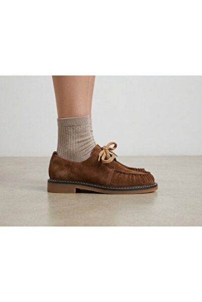 MARCO ROCCO Genuine Leather Suede Lace-Up Women's Shoes