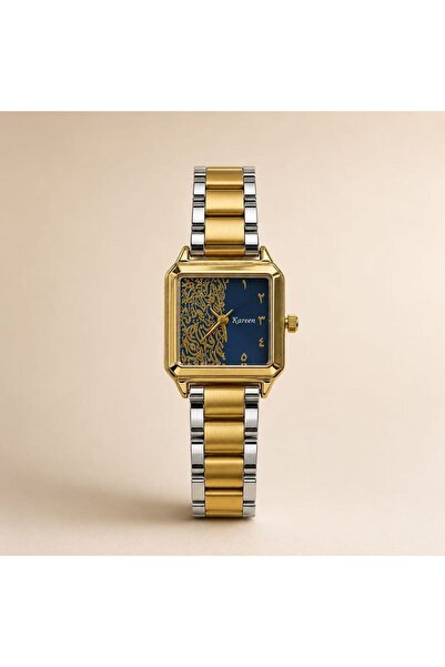 KAREEN Women's Watch Luxury Soft Stainless Steel Square Watch 2 Years Warranty