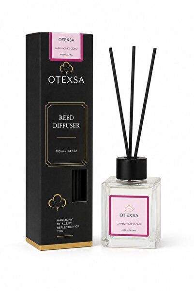 OTEXSA Japon Kiraz Çiçeği Çubuklu Oda Kokusu 100 ml Reed Diffuser