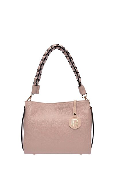 SimpleFind Isabella Rhea Geanta piele -Dana-Roz pudra,Geanta de umar piele na...