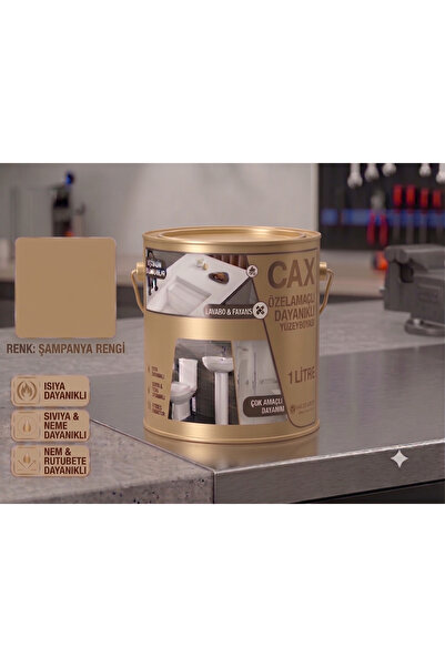 caxcolors CAX Dayanıklı Özel Yüzey Boyası 1 L - Su , Nem ve Isı Dayanımlı Fay...