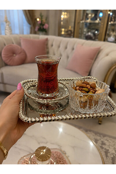 FTH DİZAYN Tea Set Silver Legend