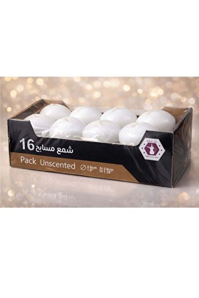 MDK Floating Candles Pack of 16 – Unscented Water Candles for Home Décor, Weddings