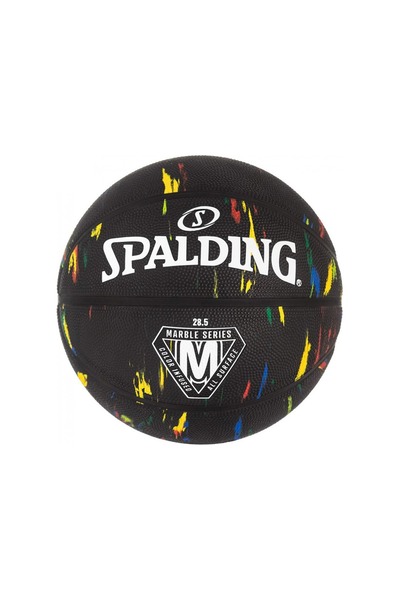 SPALDING ΣΕΙΡΑ ΜΑΡΜΑΡΙΝΗΣ ΜΕΓΕΘΟΣ 7 84-398Z1 Μαύρο
