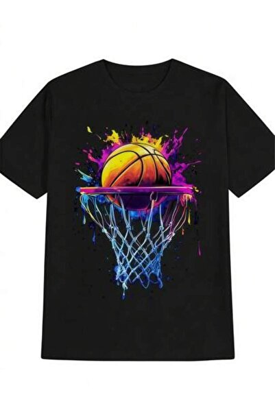 23ERVA 1pc Womens Basketball Splash Art TshirtCotton 180gsm.Printed Tee.Unise...