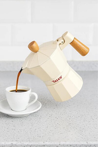 Bambum Garen - Moka Pot 3 Fincan Bej