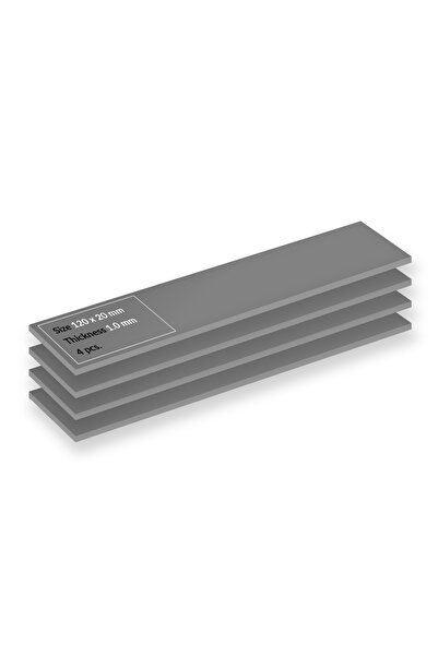 Arctic Set 4 buc. Pad termic "TP-4", 120 x 20 mm, grosime 1 mm, densitate 3.4...