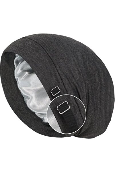 STARSTAR Silk sleep cap snow white satin cotton unisex breathable.