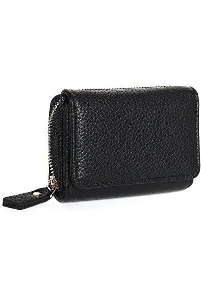 STARSTAR Women's small wallet brown zipper 10x8x4cm coin/card.