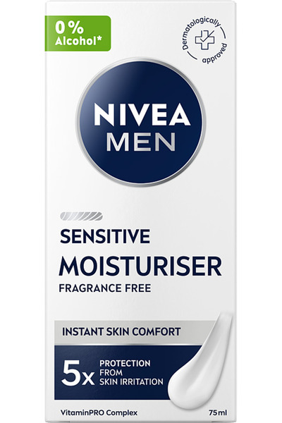 NIVEA 211456 Cremă Bărbați Sensibil 75ml