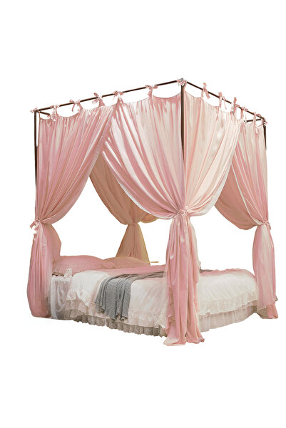 OtherMax Baldachin pentru Pat de Prințesă Plasă de Țânțari Elegant Roz 120x20...