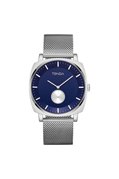 TRNDA Men's Stainless Steel Watch, Blue Dial | Trn-Sq45-Sl