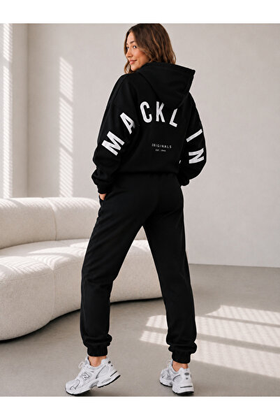 darkopia Unisex Men's Women's m a C K L I N Back Printed Oversize 3 Thread Ho...