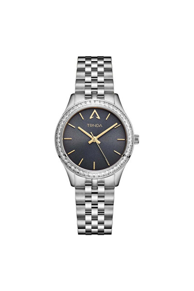 TRNDA Women's Silver Stainless Steel Watch, Gray Dial | Trnda32mm