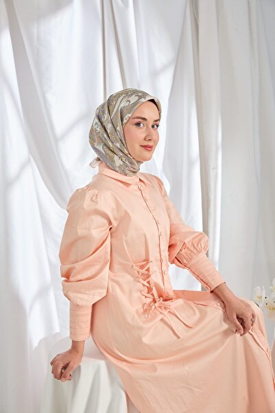 Silk Home Twill Silk Scarf Ottoman Paisley Ecru