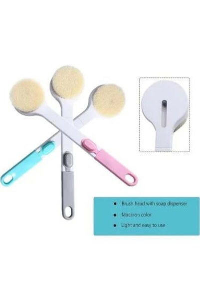 OEM Perie de baie pentru spate din silicon, mâner 35 cm
