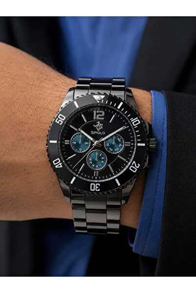 S.POLO Brand New Season Sports Stylish Men's Wristwatch with Bracelet as a Gift