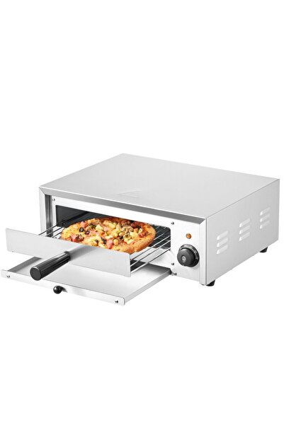 OMS Cuptor electric profesional pentru Pizza cu diametru de 305 mm, Inox, 150...