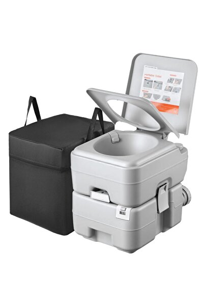 OEM Toaleta portabila pentru camping, Rezervor apa 12 l, Rezervor canalizare ...