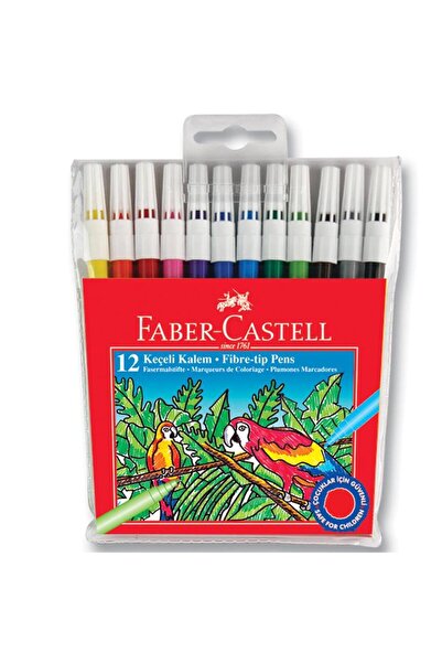 Faber Castell أقلام تلوين من الفابر كاستل قابلة للغسل 12 لونًا