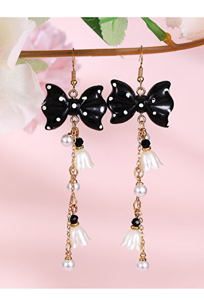 Take Two By Styli Bow Dangle Earrings
