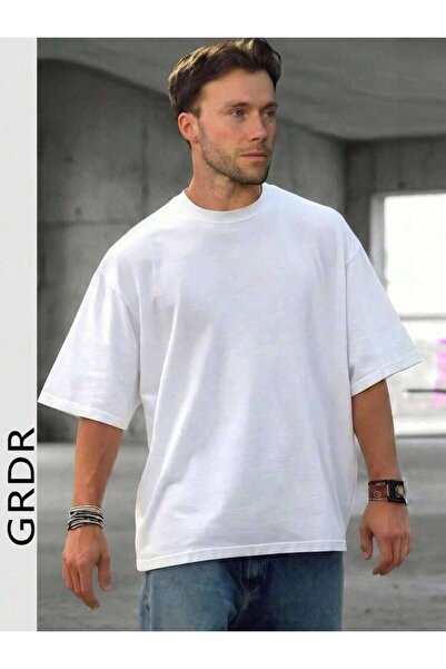 26LIK GRDR Men's Fashionable Loose Fit Short Sleeve T-Shirt Exquisite Design ...