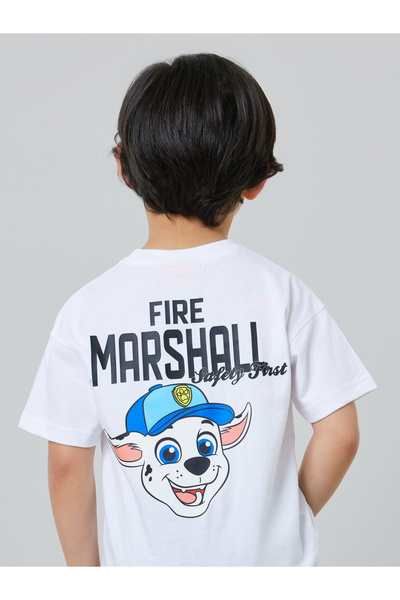Styli Boys Paw Patrol Graphic Relaxed Short Sleeve T-Shirt