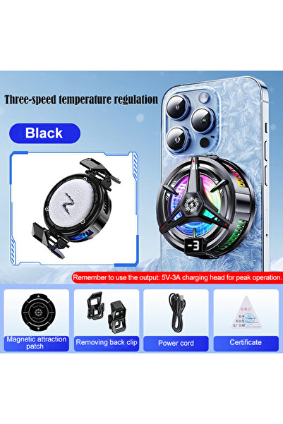 Choice1 Black for TL07 Cooling Fan Mobile Cooling Phone Fan Cooler Phone Fans...
