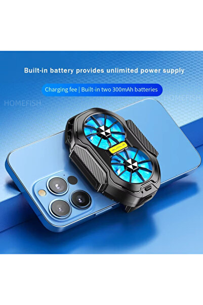 Choice Rechargeable Version 2025 New FS01 Dual - Fan Mobile Phone Cooler, Coo...