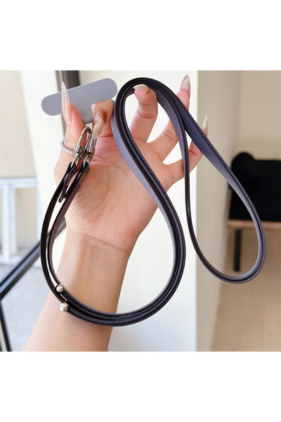 choice2 Deep Gray Universal Adjustable Mobile Phone Lanyard Crossbody Necklac...