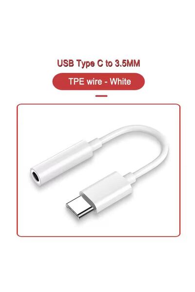Choice1 White USB Type C to 3.5mm Earphone Jack Digital Audio Adapter Convert...