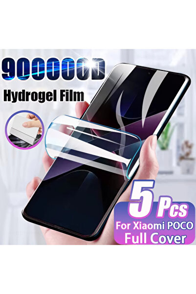 choice2 Poco x7 pro Hydrogel Film 5 pieces 5pcs Full Cover Hydrogel Film For ...