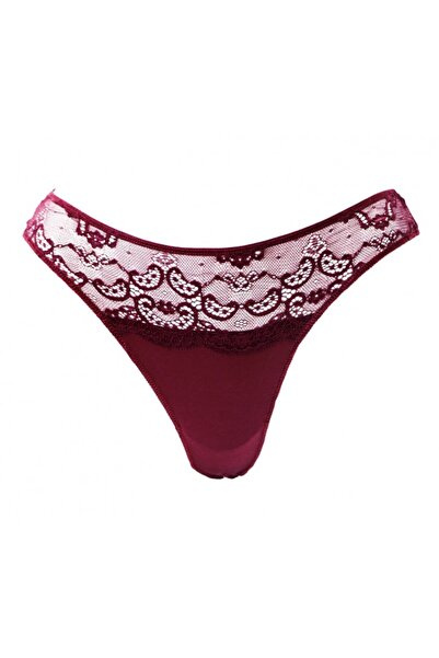 VELVET TOUCH Γυναικείο στρινγκ BORDEAUX 2020-15BOR, Χρώμα BORDEAUX, Μέγεθος M