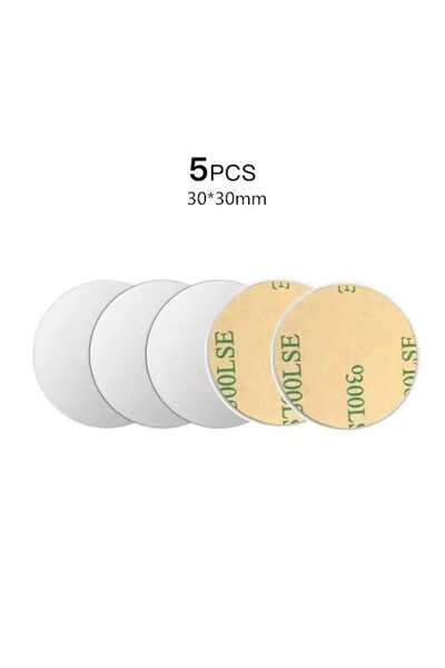 Choice6 30x30mm 5PCs Metal Plate Disk For Magnetic Car Phone Holder Thin Iron...