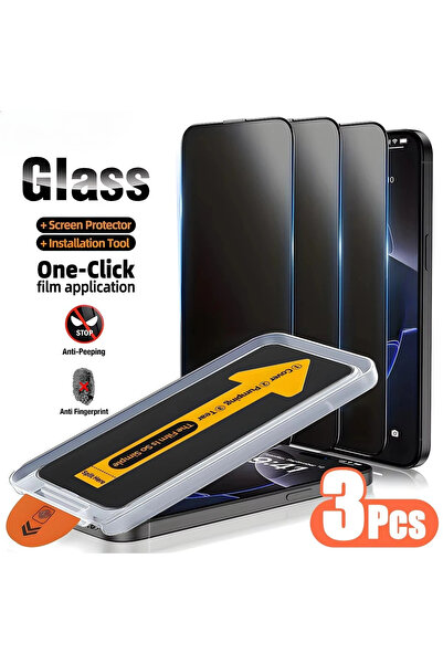 Choice13 iPhone17e 3PCS Anti Peeping 3PCS Dust Free Installation Privacy Scre...