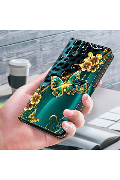 Choice Galaxy A40 JHHD 3D Magnetic Flip Wallet Leather Case For A20 A30 A31 A...
