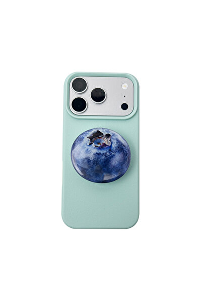 Choice6 Blueberry Strawberry Acrylic Phone Stand Foldable Fruit Shaped Socket...