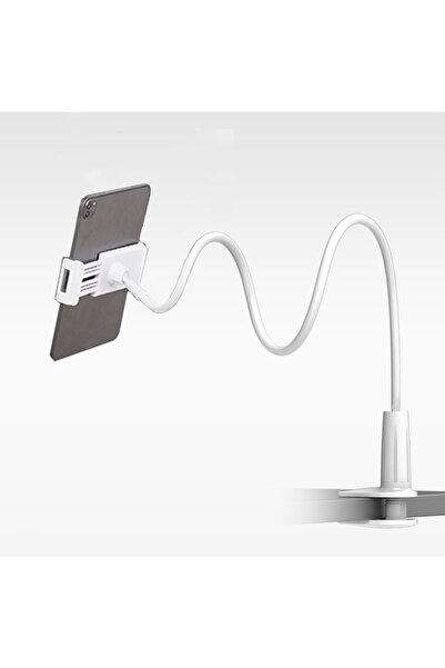 Choice حامل هاتف محمول أبيض، حامل كسول بجانب السرير، حامل لجهاز iPad اللوحي، ...