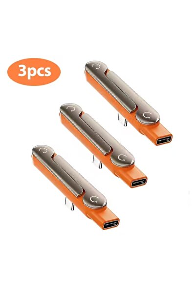 choice2 3orange 240 W USB-C Power Adapter with Integrated Foldable Stand and ...