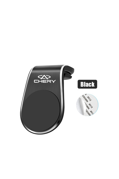 choice2 Black Magnetic Car Phone Holder Car Phone Stand Clip Mount For Chery ...