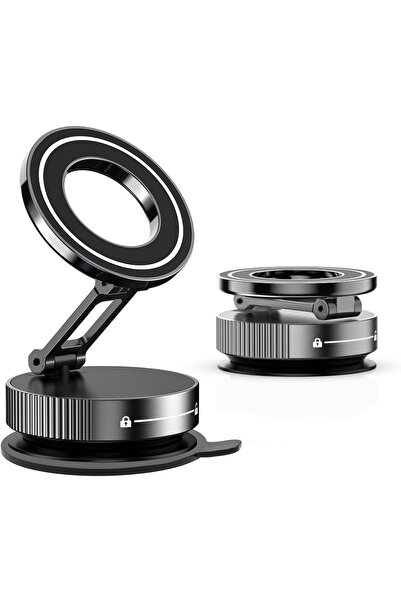 Choice1 K11-Black Upgraded Aluminum Alloy Nano Gel Vacuum Magnetic Phone Hold...