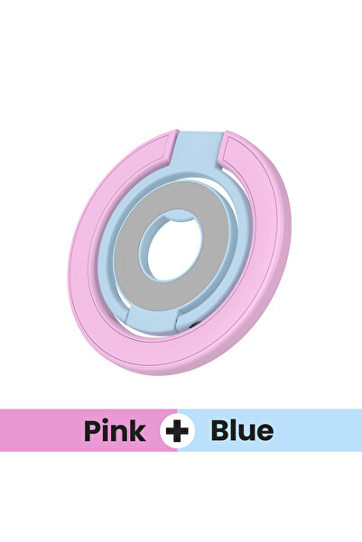Choice1 pink and blue Double Sided Color-Matching Folding Magnetic Clip Ring ...