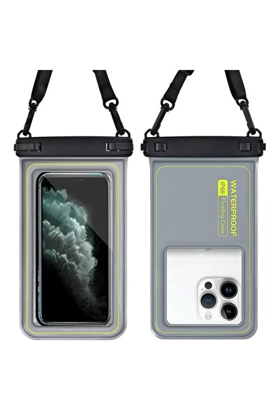 choice2 grey Floating Waterproof Phone Pouch Touch Screen Anti-drop Crossbody...