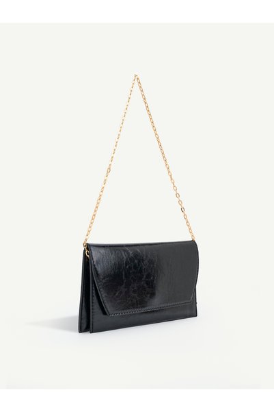 BAGS Women's Chain Strap Shoulder Bag – Stylish Magnetic Closure Daily & Evening Clutch Bag